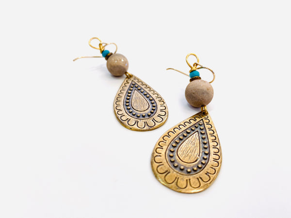 Bohemian Bronze Earrings