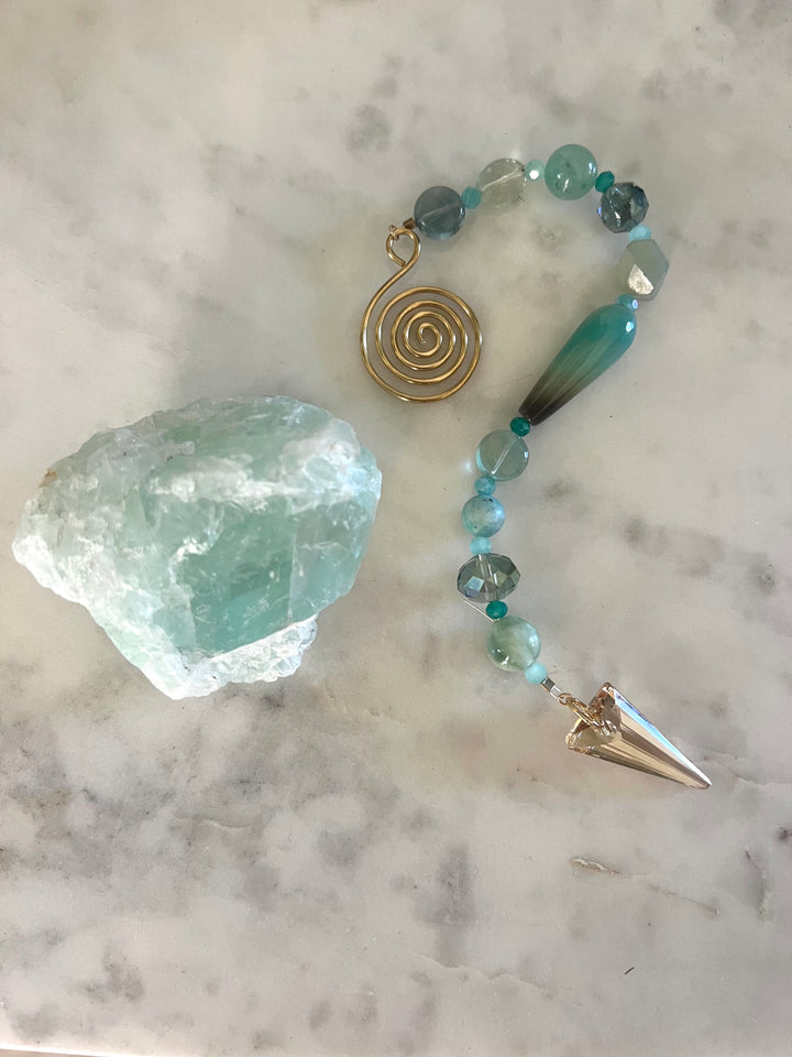 Aqua Current Wall Charm
