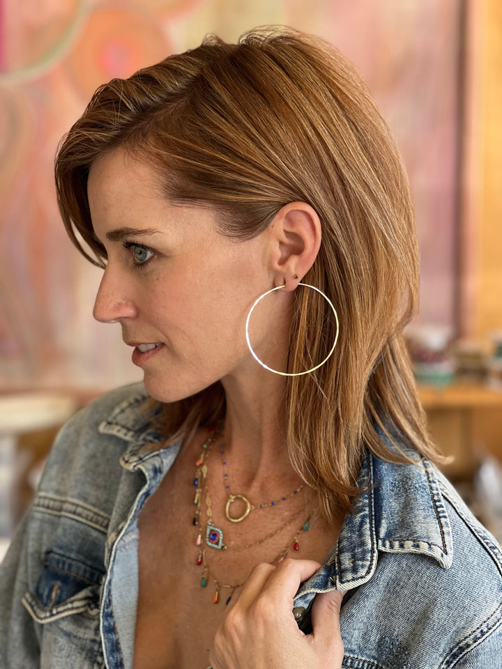 Gold Classic Hoops (2 sizes)