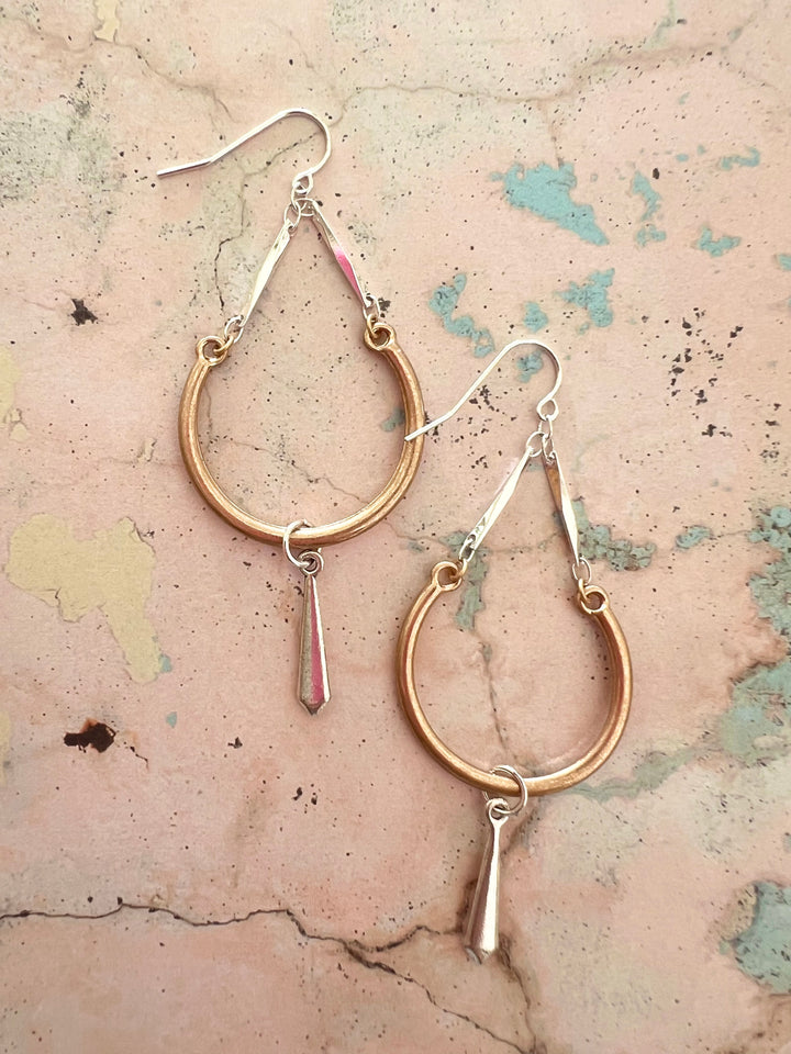 Modern Metal Earrings