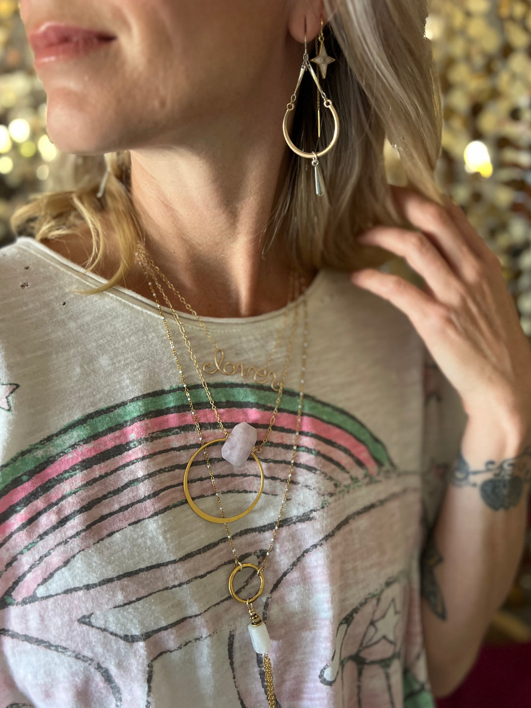Modern Metal Earrings