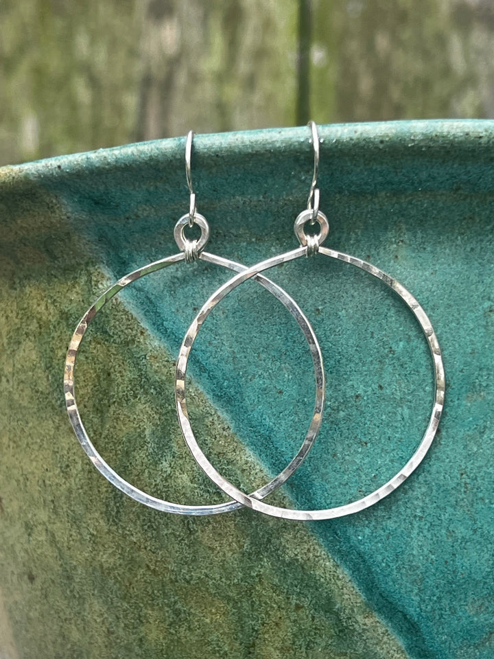 Sterling Round Hoops (3 sizes)