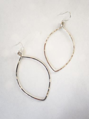 Hammered Leaves Earrings