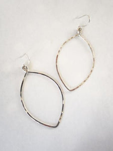 Hammered Leaves Earrings