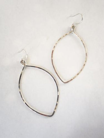 Hammered Leaves Earrings