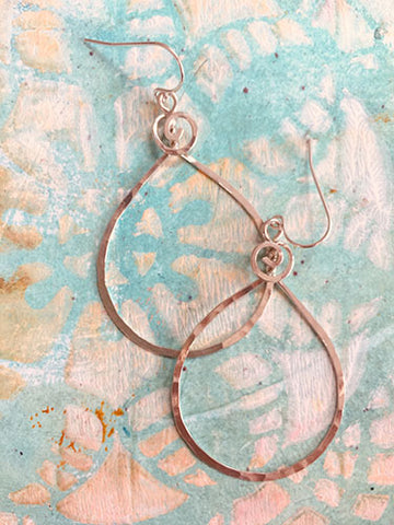 Gold LG Signature Hoops