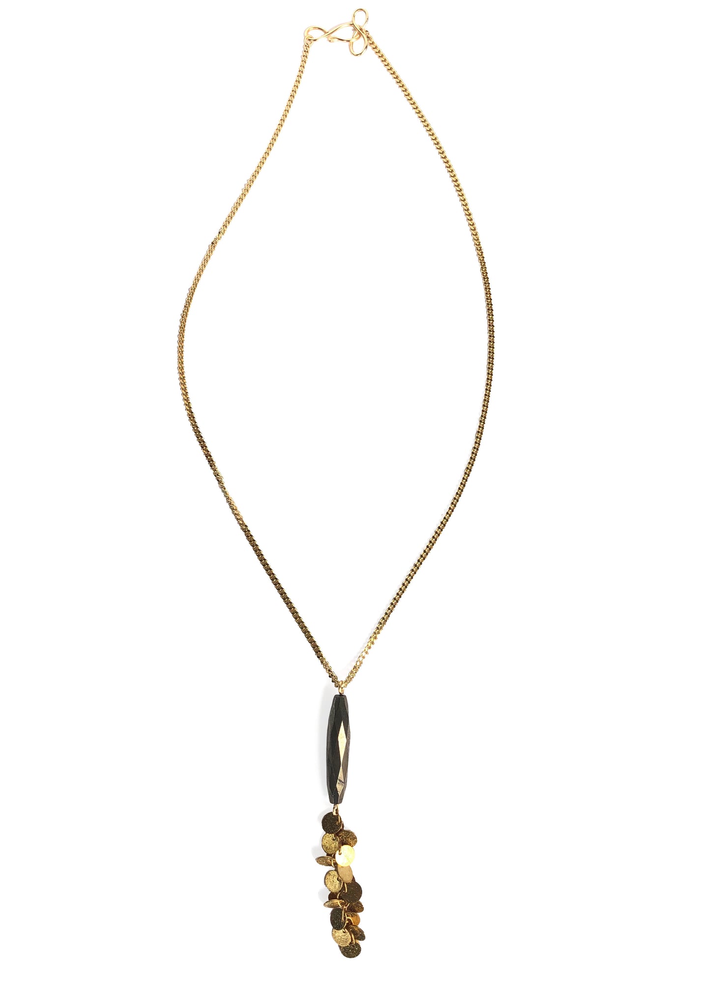 Pyrite Drop Necklace