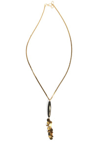 Pyrite Drop Necklace