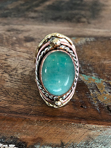 Amazonite Ring