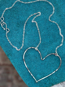 BIG Heart Necklace - Sterling