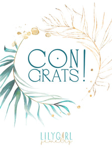 Congratulations Gift Card