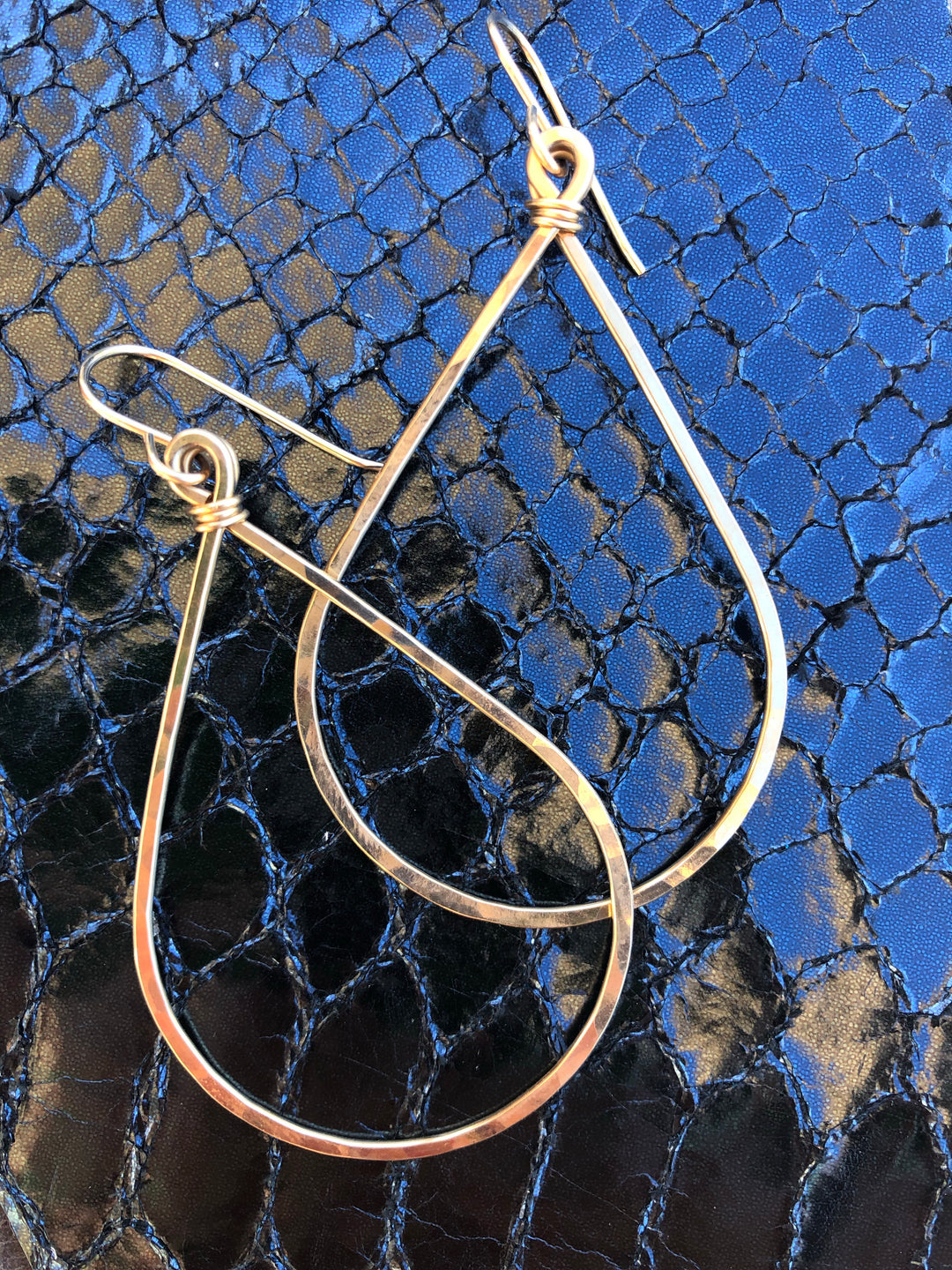 Gold Teardrop Hoops (3 sizes)