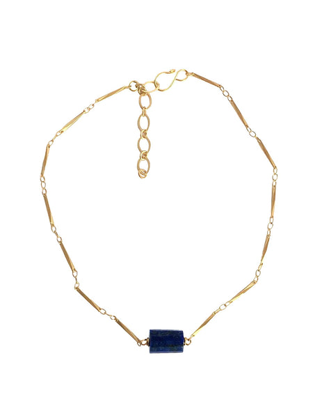 Electric Lapis Choker
